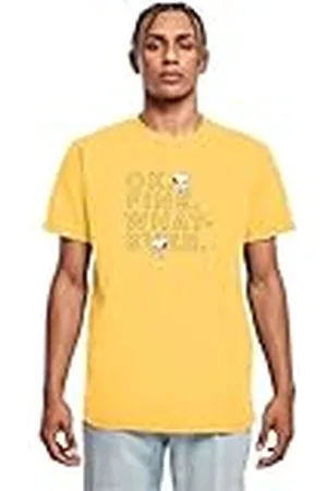 Merchcode Herr toppar Peanuts – Ok Fine Whatever T-shirt rund hals, normal passform, bomull 100 percent, L, , L