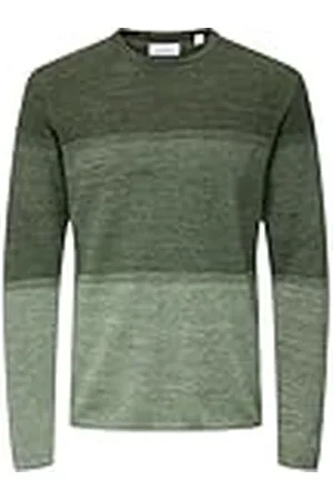 Only & Sons Stickad tröja för män ONSFELIX tröja, Castor Gray, L