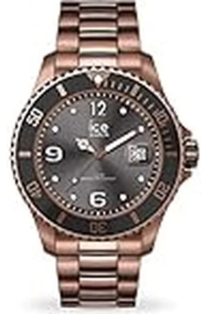 Ice-Watch ICE steel Bronze - Bruna herrklocka med metallarmband - 016767 (Large)