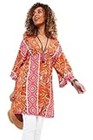 Joe Browns Dam pom trim kimono ärm skiktad fåll kaftan tunika klänning ledig, , 44 SE/Liten