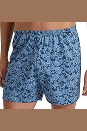 Calida Prints Jersey-boxershorts utan gylf för män, av 100% bomull, , 46-48