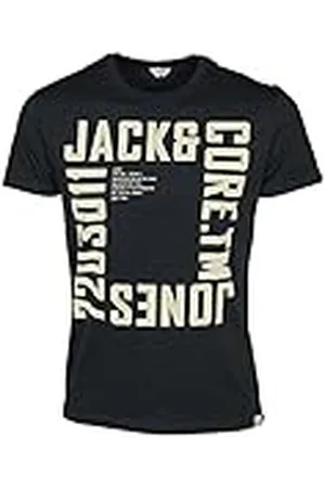 JACK & JONES Jack and Jones mäns vägg rund hals kortärmad t-shirt