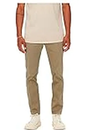 Only & Sons Herrchinobyxor ONSPETE – smal passform – blå beige W27-W38 stretch, , 36W / 32L