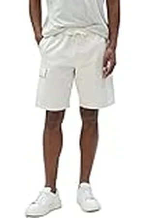 Koton Herr elastisk midja bomull ficka detaljshorts, , 42 SE
