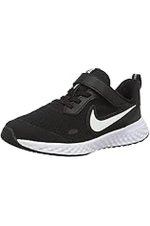 Nike Unisex barn revolution 5 (Gs) löparsko, Svartvit antracit, 29.5 EU