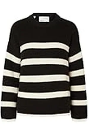 SELECTED Damer Slfbloomie Ls Knit O-Neck Noos stickad tröja, , M