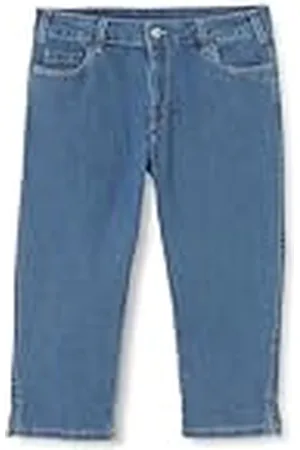 Kaffe Plus-storlek dam Capri Jeans Skinny Fit Midrise Waist Cropped dam, , 48/Stor