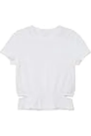 QS by s.Oliver Flickor 2142487 t-shirt med flamma garnstruktur, , M