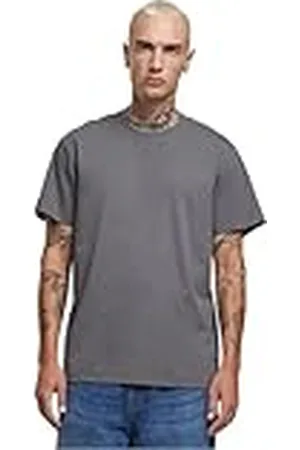 Build Your Brand Herr utan krage T-shirt, metallisk, 3XL, , 3XL