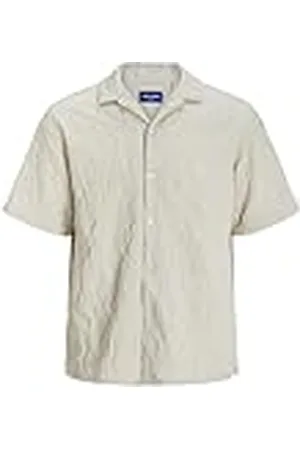 JACK & JONES JORJEFF jacquardskjorta SS STYD24, , XL