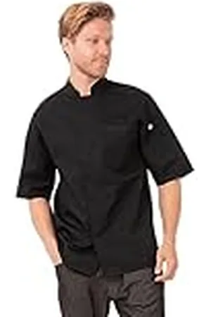 Chef Works Valais kockrock för män (1-pack), Svart/svart, XL