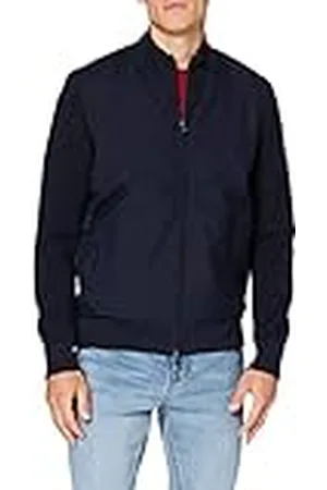 Hackett Herr kofta tyg front Fzip, , XL