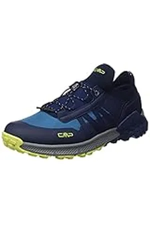 CMP Herr Hosnian Low Shoe promenadsko, Blue Verde Fluo, 44 EU