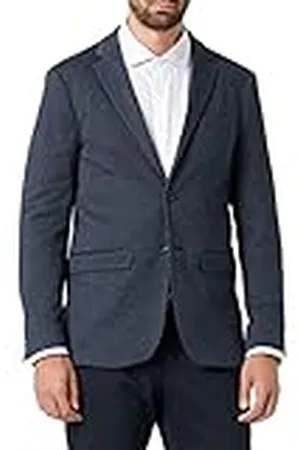 SELECTED Mäns SLHSLIM-Oliver BLZ B NOOS kavaj, Navy Blazer/Mönster: Houndstooth, 48