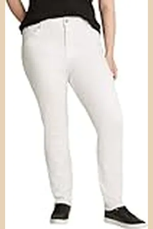 Tommy Hilfiger Kvinnors CRV HARLEM U SKINNY HW CLR WW0WW45984, vit, 50, , 50