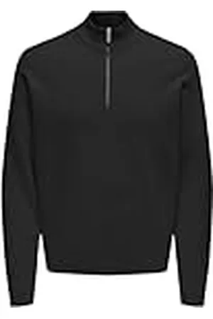 Only & Sons ONSCOOPER REG 12 halv dragkedja HIGH Neck Knit, , M