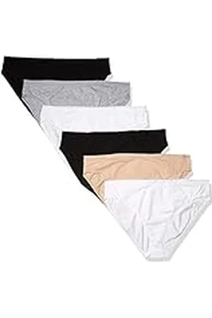 Amazon Damunderkläder i bomull med högt ben (finns i plusstorlek), 6-pack, , 1 x