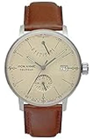 Iron Annie Bauhaus herrklocka med läderarmband automatisk med växelreservdisplay 5060, , Einheitsgröße, Klassisk