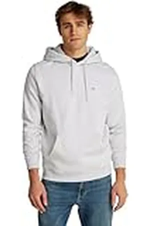 Tommy Hilfiger Herr TJM REG S FLAG FLEECE HOODIE DM0DM20742PJ4007 dragkedja genom huvtröja, , XXXL, , 3XL stor