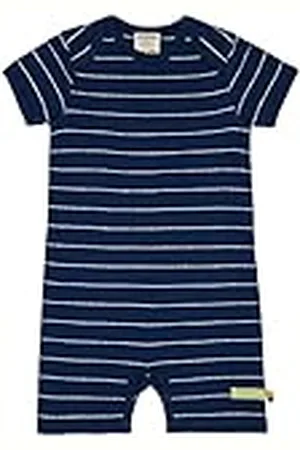 loud + proud Unisex baby ränder med linne, GOTS certifierad spelare, , 86/92, , 86/92 cm