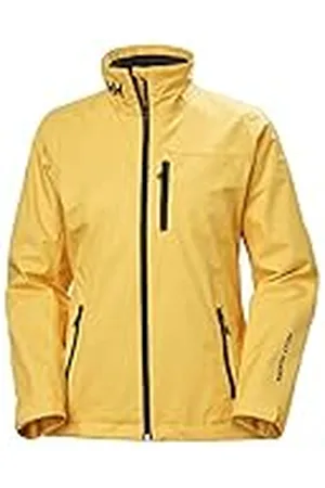 Helly Hansen Kvinnors crew mellanlager vattentät vindtät andningsbar segeljacka, 341 vaxkaka, M