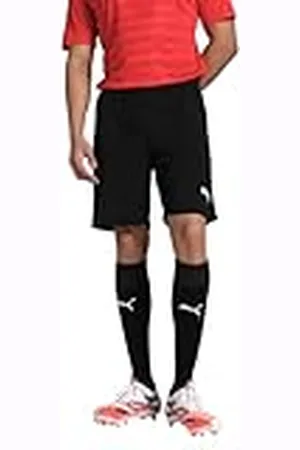 PUMA Herr Shorts Teamrise Short, svart- vit, XL