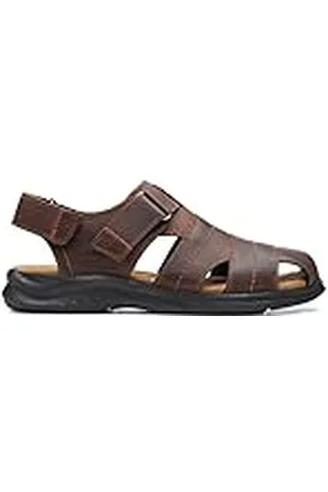 Clarks Herr hapsford cove fiskerandal, Brunt trämat läder, 39.5 EU