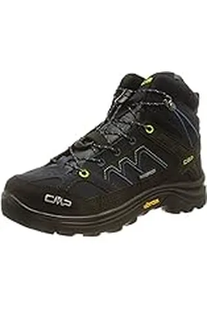 CMP Unisex barn barn måne Mid Wp trekking skor promenadskor, Svartblå, 33 EU