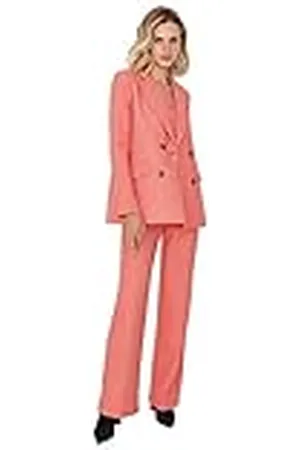 Trendyol Dam vanlig standard pläd tyg blazer rock, , 34