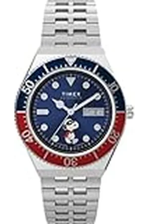 Timex Peanuts Automatic 40 mm herrklocka - Armband i , blå urtavla, boett i TW2W47500