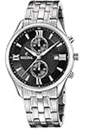 Festina Herr kronograf kvartsur med rostfritt stål armband F6854/8