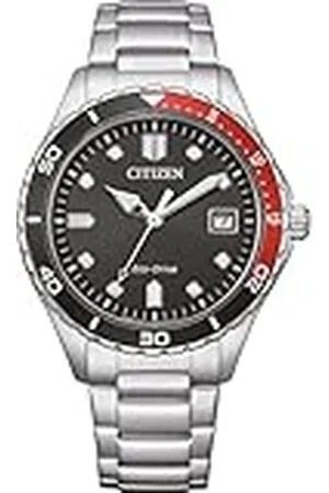 Citizen Män analog kvarts klocka med rostfritt stål armband AW1820-81E, , Armband
