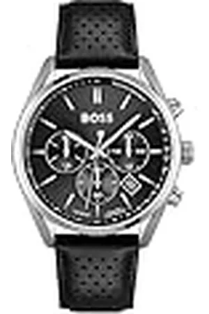 HUGO BOSS Herrklocka kronograf kvarts armbandsur mästare, , One Size, Bälte
