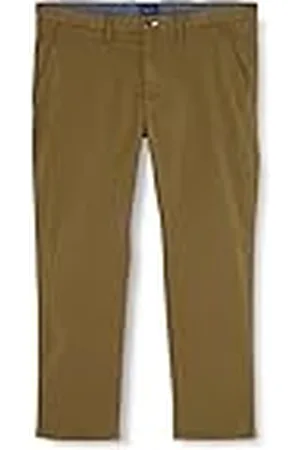 GANT Herr 1500038-301-30-34 HALLDEN twill chinos, racing grön, 30,34, , 44 SE