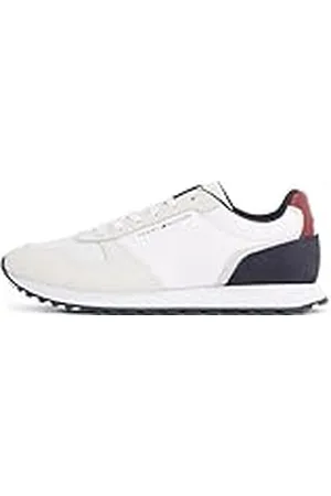 Tommy Hilfiger Herr NY RUNNER EVA MIX låg topp, vit (vit), 9 UK, , 43 EU