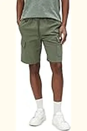 Koton Herr basic cargo dragsko ficka detaljerad bomullsshorts, , 38 SE