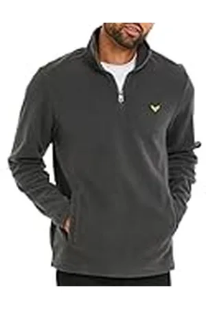 Threadbare Mäns Blade kvartsdragkedja fleecetröja pullover tröja, , XXL