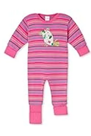 Schiesser Baby flicka kostym med fot, tvådelad pyjamas, , 86 cm