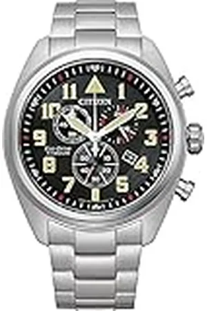 Citizen Herrar kronograf Eco-Drive armbandsur titan, , Einheitsgröße, Armband