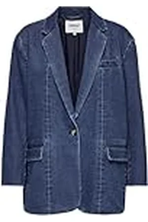 ONLY Onlcory Ls DNM Blazer Gua, medium blå denim, s, , S