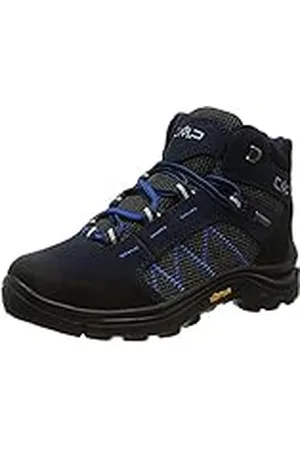 CMP Unisex barn barn Thiamat Mid 2.0 trekking sko Wp, Svartblå, 35 EU