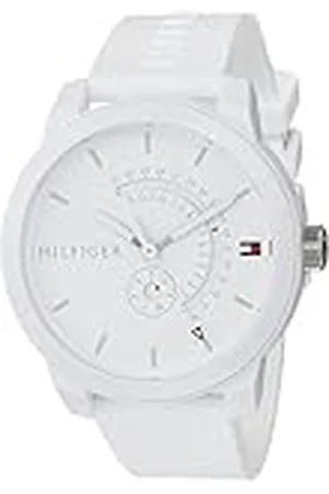 Tommy Hilfiger Unisex analog kvartsklocka med silikonarmband 1791481, Band