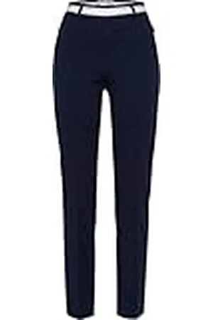 Brax By Brax Dam Lillyth Cool Summer Jersey Byxor, Marinblå, 48K