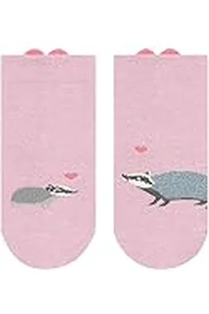Falke Unisex Baby Badger Family hållbar bomull med mönster 1 par strumpor, , 62–68