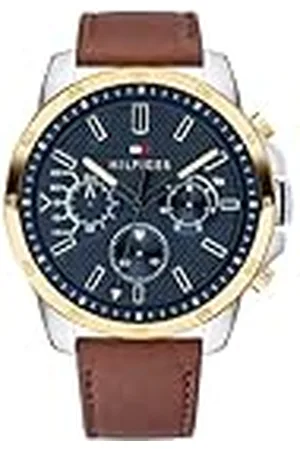 Tommy Hilfiger Herr multiurtavla kvarts armbandsur Decker, , Einheitsgröße, Band