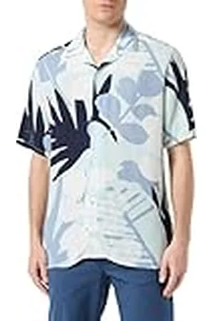 Only & Sons Onsbertil Reg Visc linne AOP Ss skjorta skjorta, , L