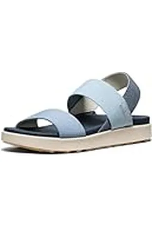 Keen Kvinnors Elle Backstrap kil sandaler, blekt denim/Skyway, 8 UK, , 41 EU