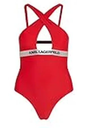 Karl Lagerfeld Logo baddräkt W/elastisk, , M, , M