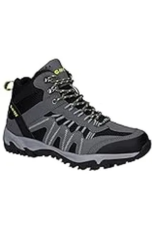 Hi-Tec Herr Jaguar MID WP GRAPHITE/BLACK/CITRON-O010480-052-UK8 vandringskänga, grafit/svart/citron, 8 UK, , 42 EU