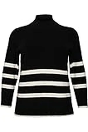Kaffe Plus-size pullover vanlig passform långa ärmar mocka hals